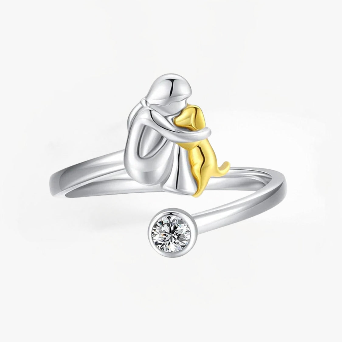 Waverly | Dog Embrace Ring